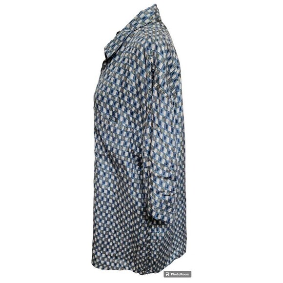 Porcini Silk Mens Shirt Size Large Soft Breathable Flowy - Picture 5 of 7